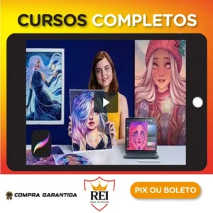 Retrato de Personagens Femininas com Procreate - Natália Dias