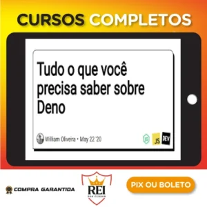 Tudo Que Você Precisa Saber Sobre Deno JS , Site, Api + 3 Proj - Gregory Pacheco e Susy Pereira